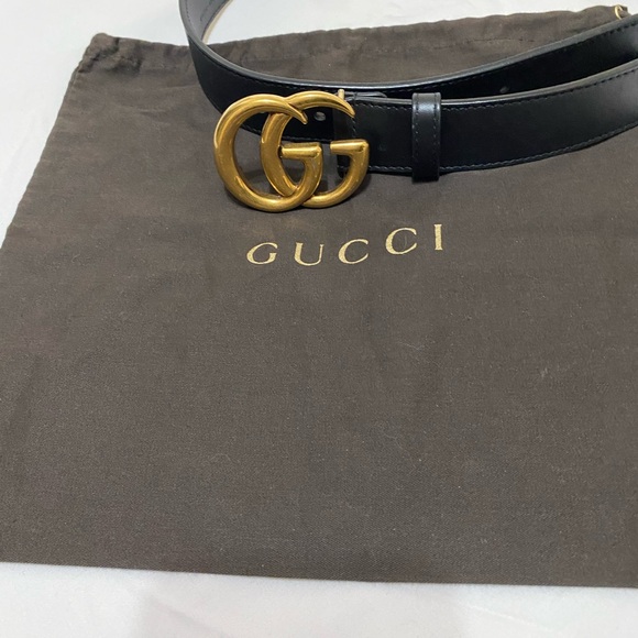 Gucci Black Leather Belt with Gold GG Buckle
SOLD!! - Picture 5 of 5